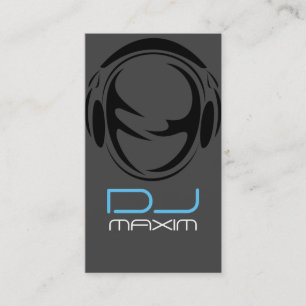 Cool DJ Musik Visitenkarte