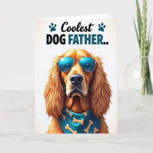 Cool Dog Aviator Vatertagskarte Karte