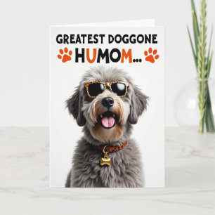 Cool Dog Great Mom Karte