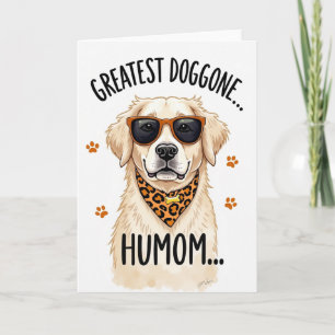 Cool Dog Mothers Day Art Karte