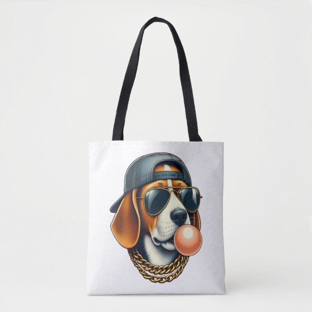 Cool Dogzz ein cooler Beagle mit Sonnenbrille und  (Vorderseite)