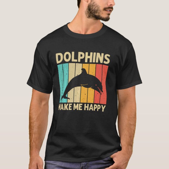 Cool Dolphin For Men Women Dolphins Beluga Whale S T-Shirt (Vorderseite)