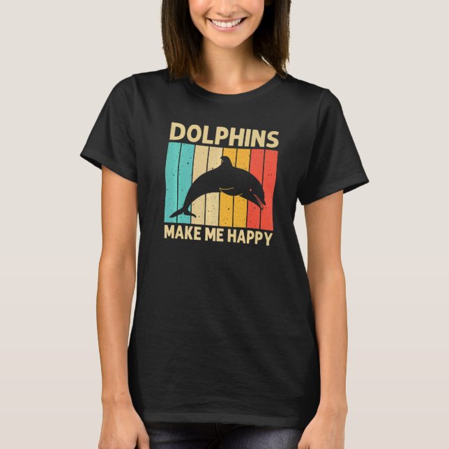 Cool Dolphin For Men Women Dolphins Beluga Whale S T-Shirt (Vorderseite)