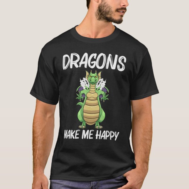 Cool Dragon For Men Women Mythical Creature Dragon T-Shirt (Vorderseite)