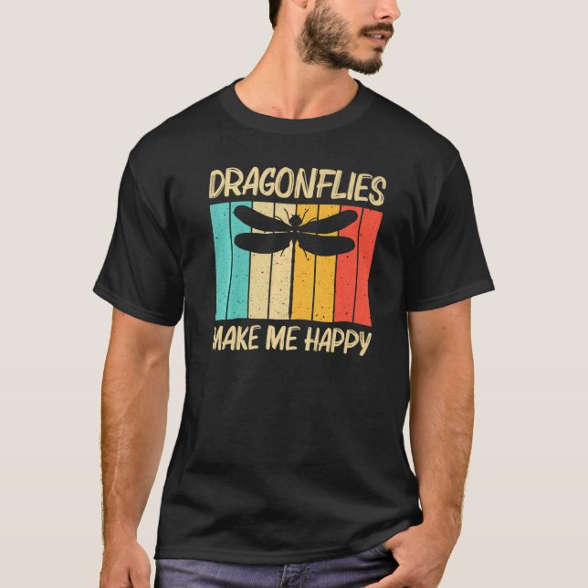 Cool Dragonfly For Men Women Critters Insect Drago T-Shirt (Vorderseite)