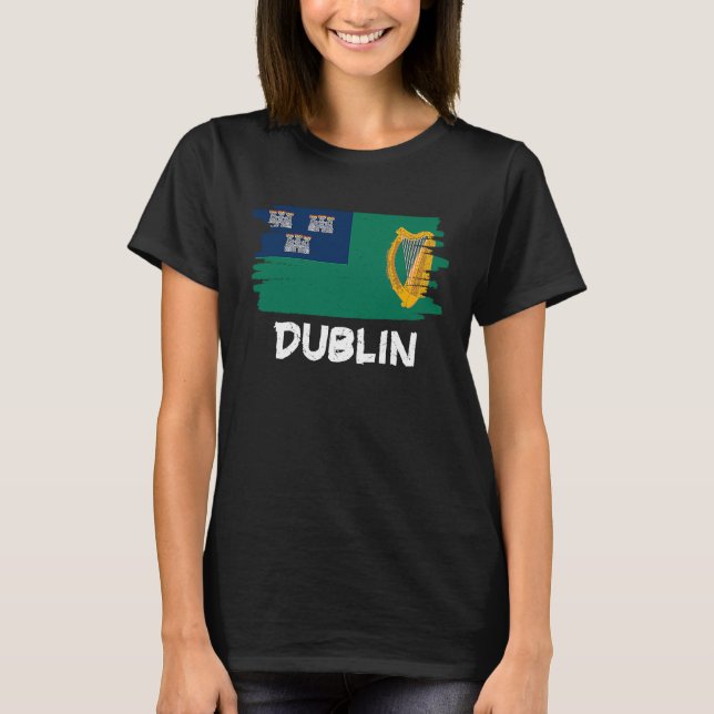 Cool Dublin Flag T-Shirt (Vorderseite)