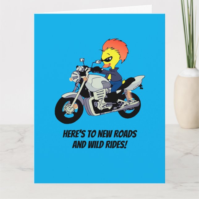 Cool Duck Says Goodbye in Style Karte (Vorderseite)