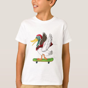 Cool Duck Skateboard Kids T - Shirt Design - Spaß!