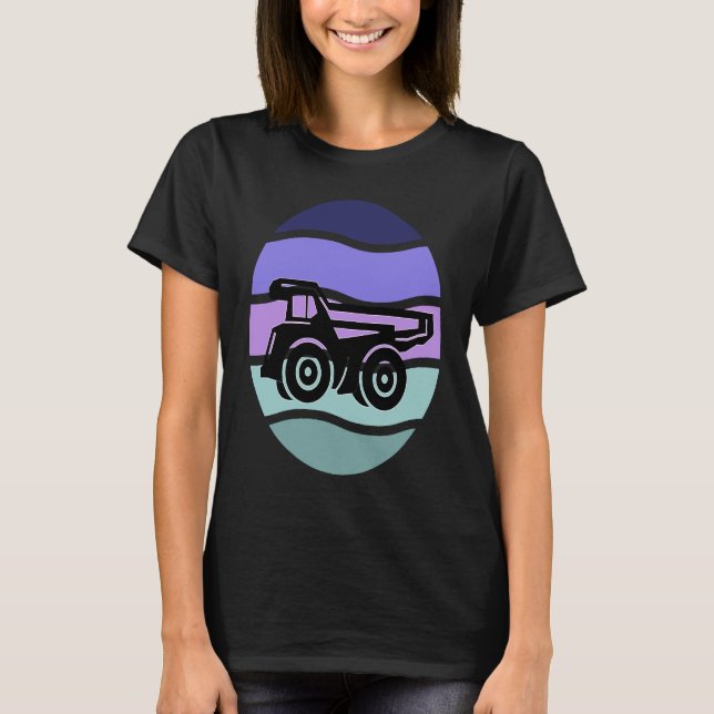 Cool Dump Truck for Wheel Loader & Construction Ve T-Shirt (Vorderseite)