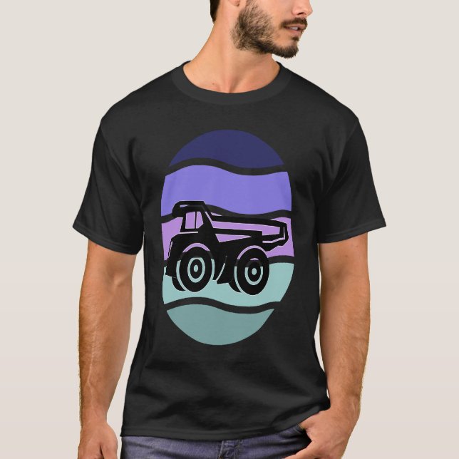 Cool Dump Truck for Wheel Loader & Construction Ve T-Shirt (Vorderseite)