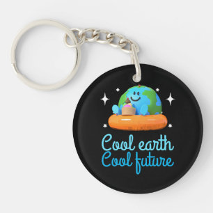 Cool earth, Cool future - Erde Schlüsselanhänger