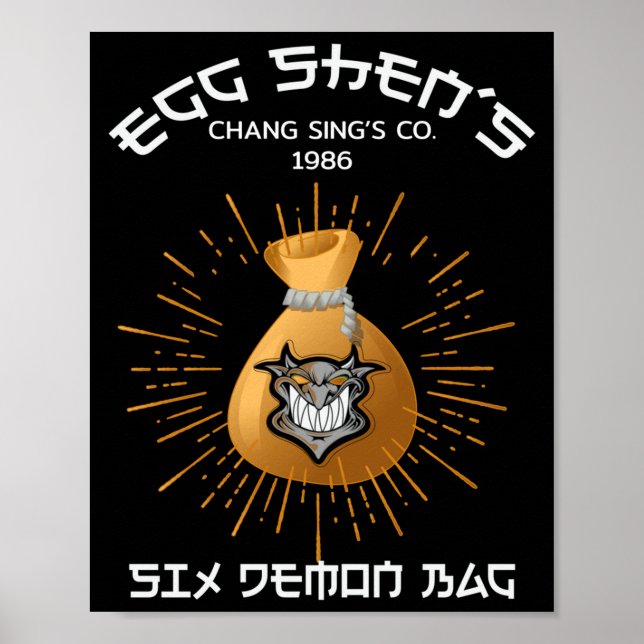 Cool - Egg Shen's Six Demon Bag Tee Long Sleeve  Poster (Vorne)