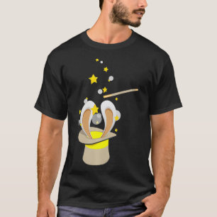 Cool ein Kaninchen aus dem Hut-Zauberer-GIF ziehen T-Shirt