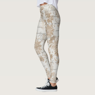 cool eines von einer Art ephemera blumenmusters Fr Leggings