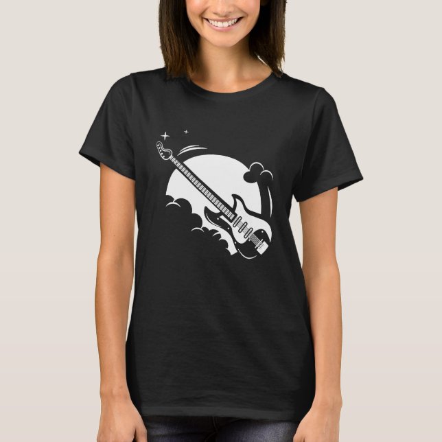 Cool Electric Guitar Music Guitars Guitarist T-Shirt (Vorderseite)