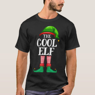 Cool Elf Matching Familie Weihnachts-Party Pajama T-Shirt