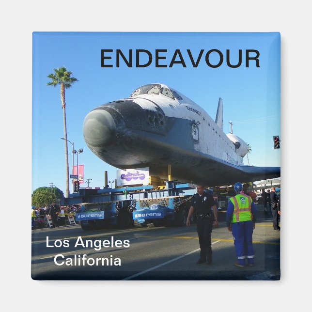 Cool Endeavor/Los Angeles Magnet! Magnet (Vorne)
