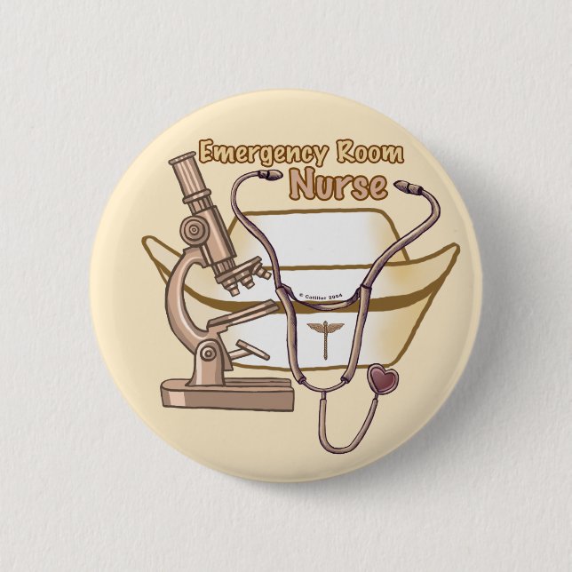 Cool ER Nurse Button (Vorderseite)