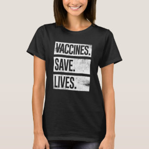 Cool erkrankte Pro-Impfstoffe Rette Leben T-Shirt