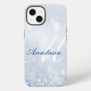 Cool, Erstaunlich, Blau Glitzer Name iPhone 13 Hülle