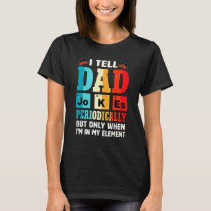 Cool erzähle ich Vater Jokes Spaß Daddy Vatertag M T-Shirt