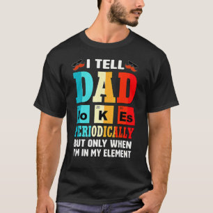 Cool erzähle ich Vater Jokes Spaß Daddy Vatertag M T-Shirt