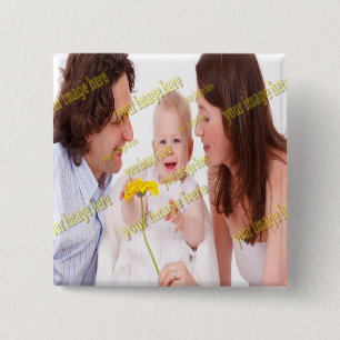 Cool Family Stylish Fab Foto Collage Button