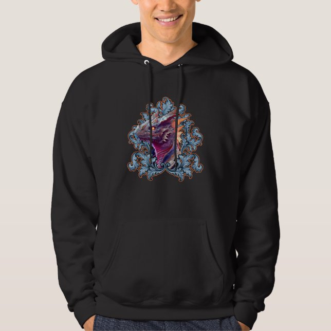 Cool Fantasy Dragon Game Gamer Cosplay Nerds 10 Hoodie (Vorderseite)