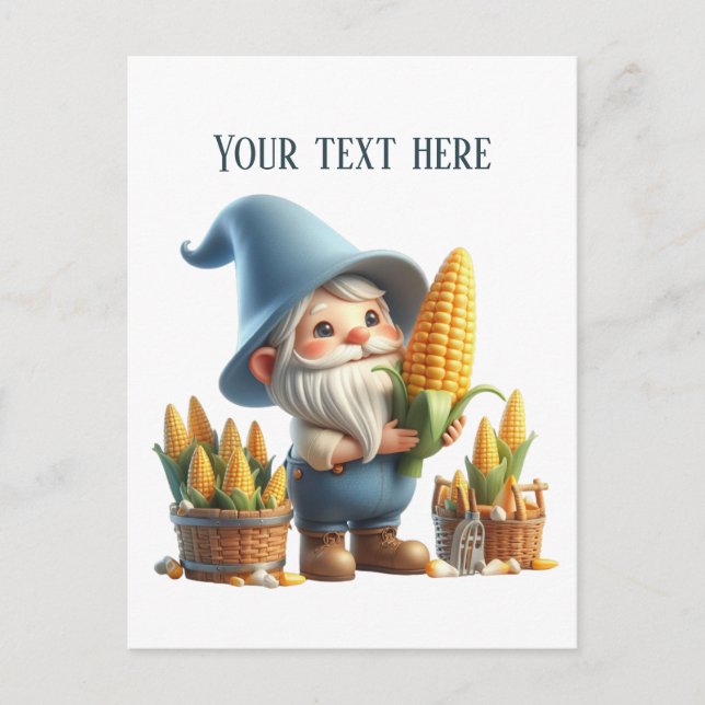 Cool Farmer Mais anpassbar Postkarte (Vorderseite)