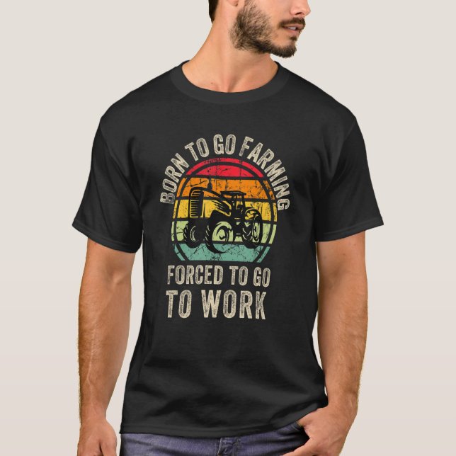 Cool Farming agriculture Graphic Farmer Tractor Me T-Shirt (Vorderseite)