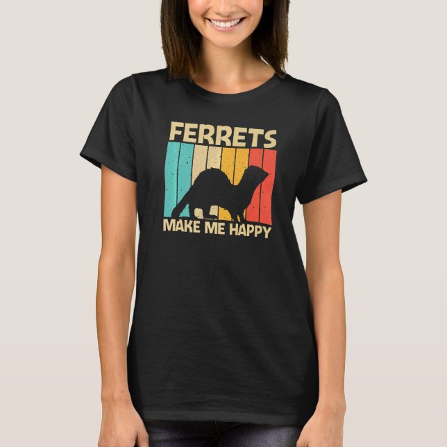 Cool Ferret For Men Women Ferret  Pet Animal T-Shirt (Vorderseite)