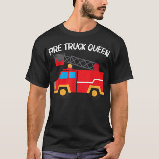 Cool Fire Truck Art For Women Mom Kids Firetruck F T-Shirt