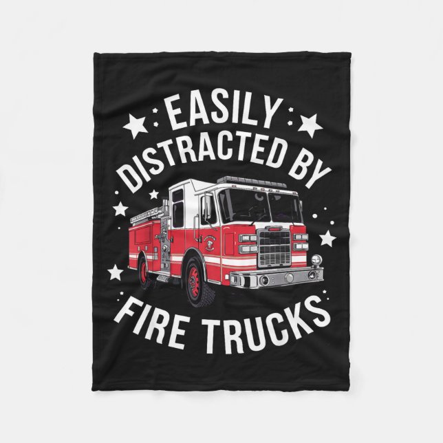 Cool Firefighter Design For Men Women Firemen Fire Fleecedecke (Vorderseite)