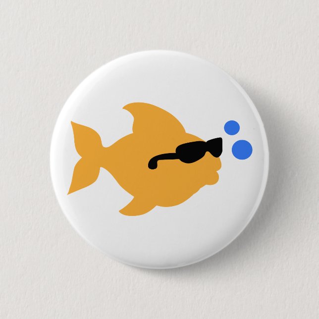 COOL FISH MINI BUTTON (Vorderseite)