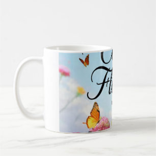 Cool Flights Schmetterling Kaffeetasse