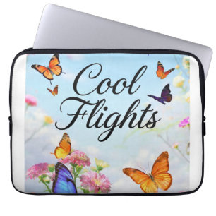 Cool Flights Schmetterling Laptopschutzhülle