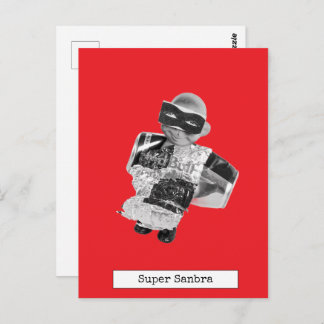 Cool Flying Doll Postkarte