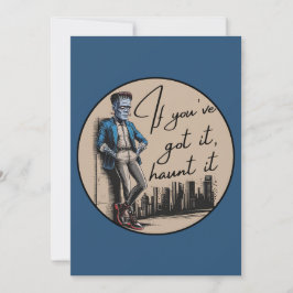 Cool Frankenstein, wenn du es Got hast, jagst es Einladung