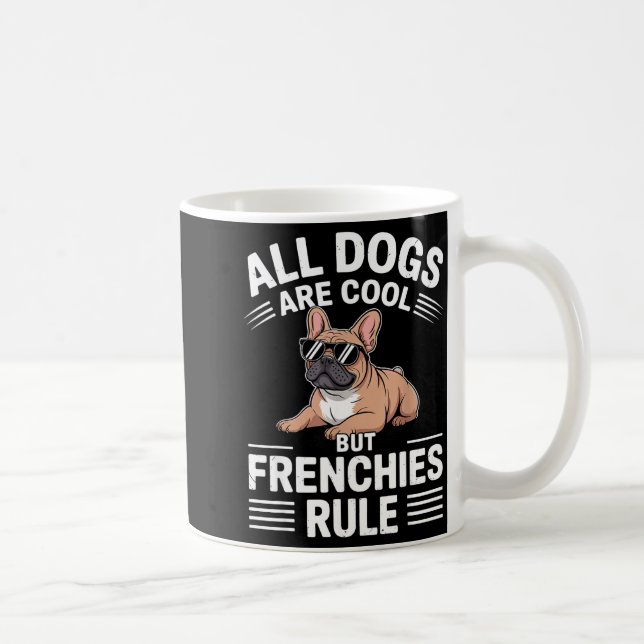 Cool French Bulldog Art For Men Women Kids Frenchi Kaffeetasse (Rechts)