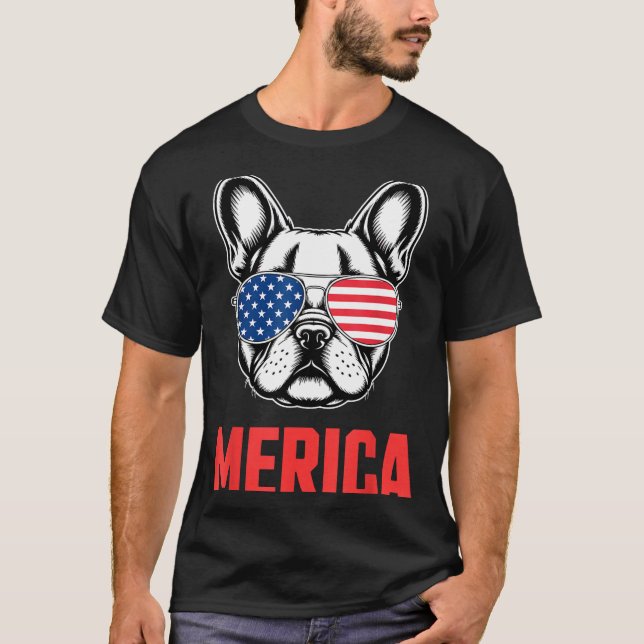 Cool French Bulldog Art For Men Women Kids Frenchi T-Shirt (Vorderseite)