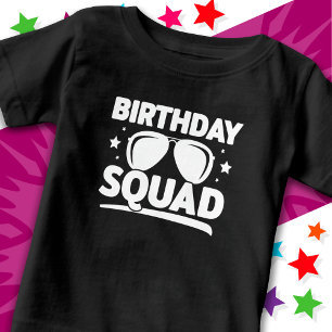 Cool Fun Matching Group Party Crew Geburtstagskola Baby T-shirt