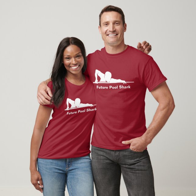 Cool Funny Future Pool Shark Billiards Tshirt (Unisex)