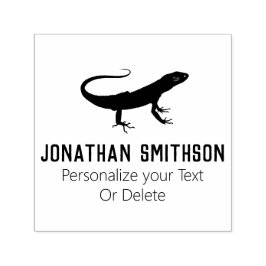 Cool Funny Lizard Süße Tier Personal Stationery Permastempel