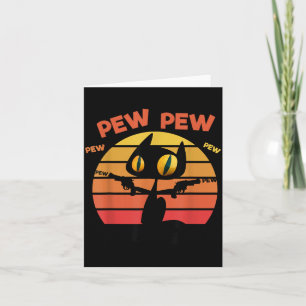 Cool Funny Sarcastic Pew Pew Halloween Schwarze Ka Karte