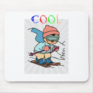 Cool Funny Skier   Skisportanlagen   Lustiges Skif Mousepad