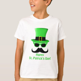Cool Funny St. Patrick's Day Mustache Top Hut Mann