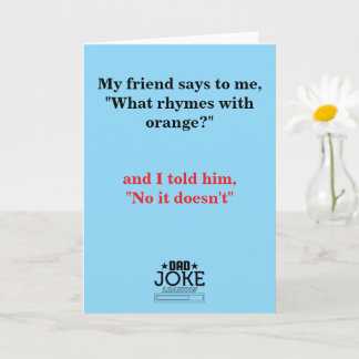 Cool Funny Vater Joke Karte