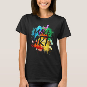Cool für Männerinnen Künstlerinnen T-Shirt