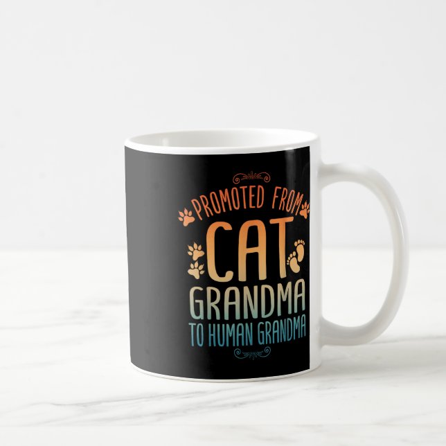 Cool für Oma zur Mama befördert neue Großmutter C Kaffeetasse (Rechts)