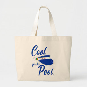 Cool für Pool-Spaß Sommer-Visier-Design Jumbo Stoffbeutel